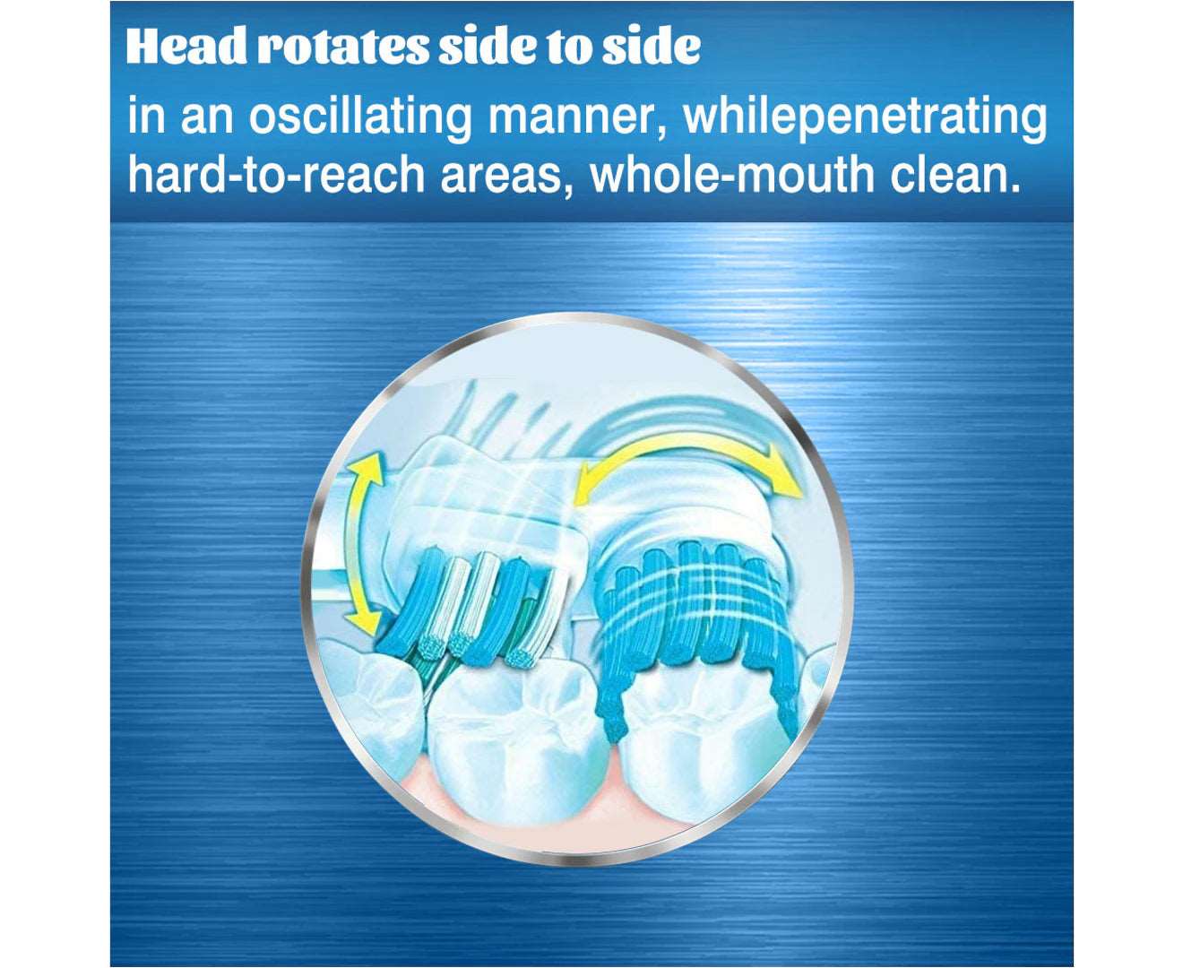 4Pcs Sensitive Oral B Compatible Electric Toothbrush Replacement Brush Heads Clean