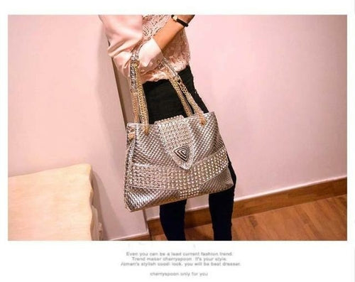 2020 new female bag tide diamond drill women handbag shoulder