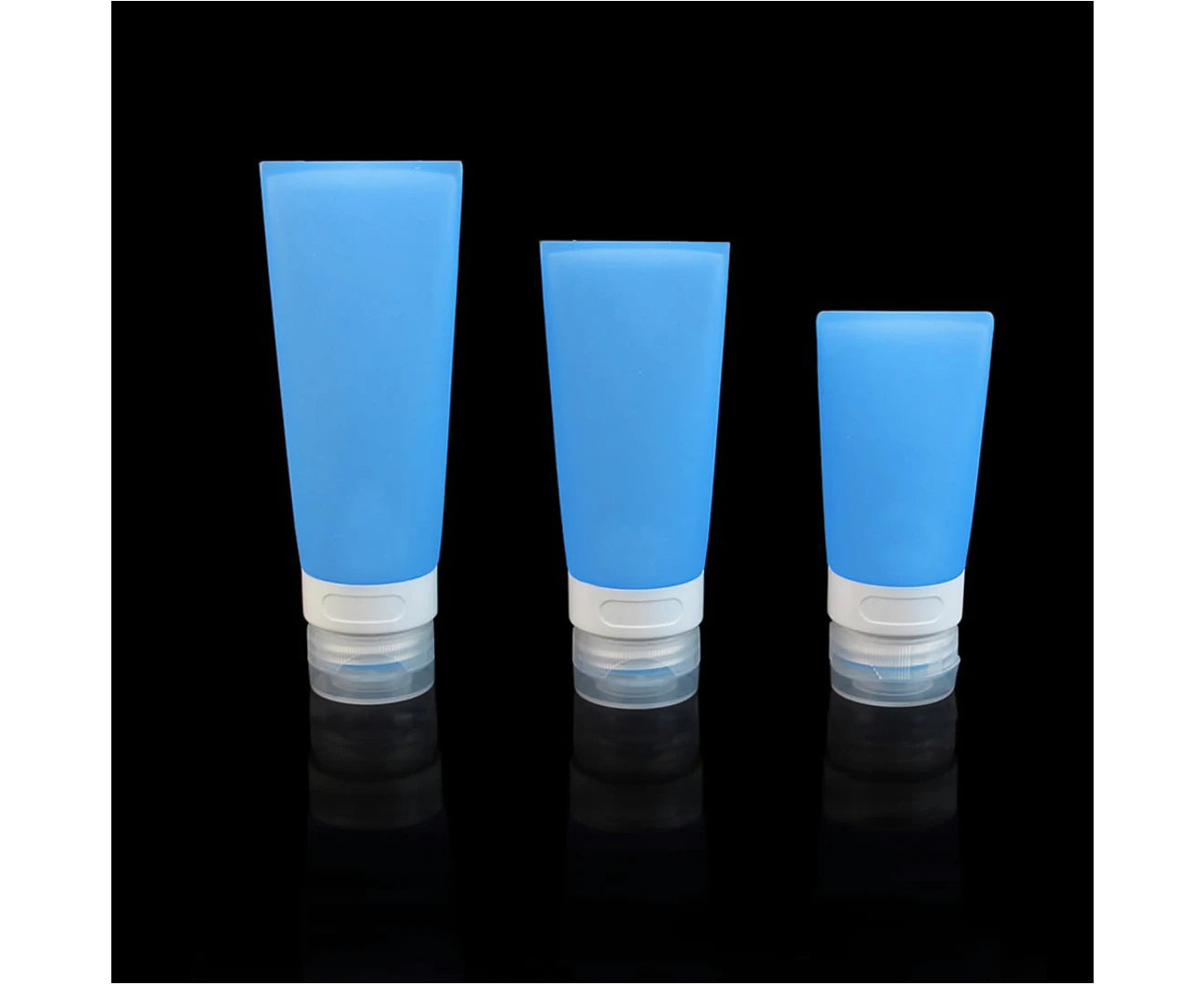 Empty Silicone Travel Bottle Lotion Shampoo Cosmetic Tube Container Portable