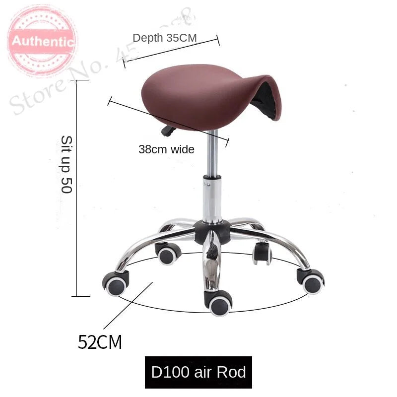 NEW Massage Pedicure Chair Rotatable Height Adjustable Stool Saddle Leather Upholstery Spa Tattoo Beauty Facial Massage Chairs