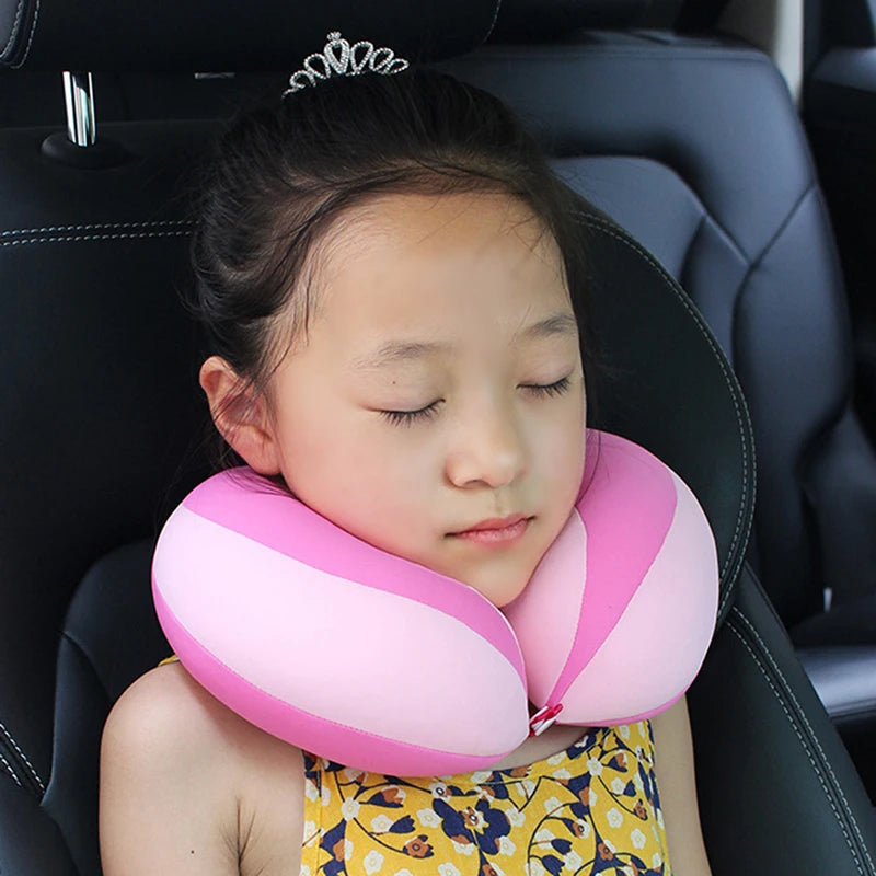 Pillow Kids Newbron Travel Neck Pillow U-Shape for Car Headrest Air Cushion Child Car Seat Head Support Infant Baby