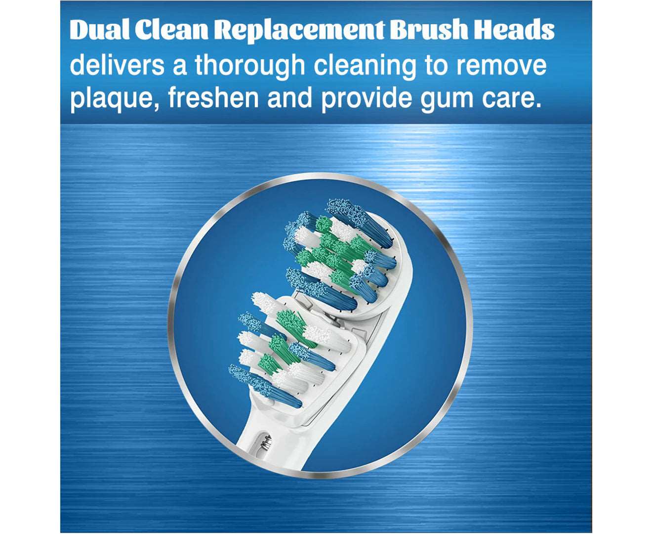 4Pcs Sensitive Oral B Compatible Electric Toothbrush Replacement Brush Heads Clean