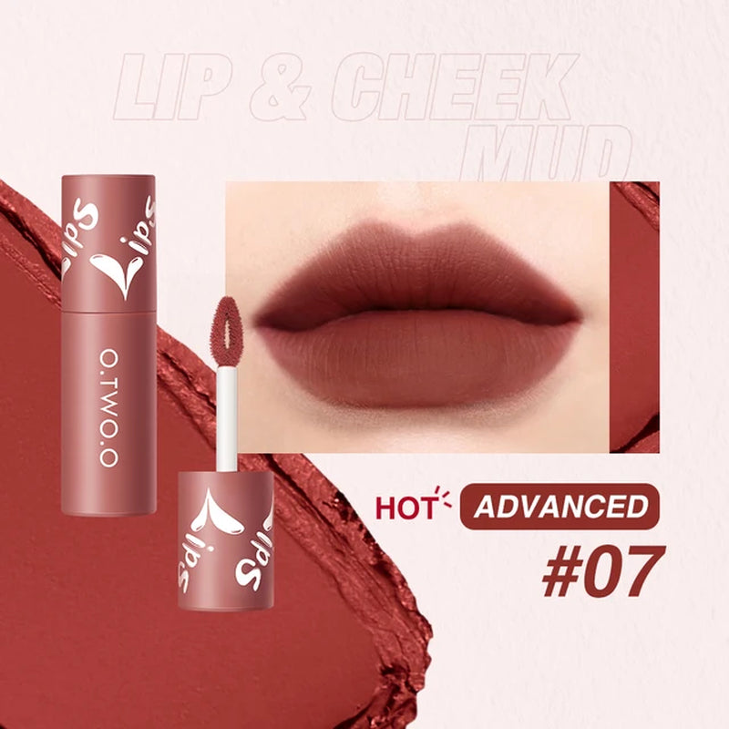 Liquid Lipstick Lip Gloss 12 Colors Waterproof Long Lasting High Pigment Lip Tint Velvet Lip Glaze Matte Lipstick Makeup