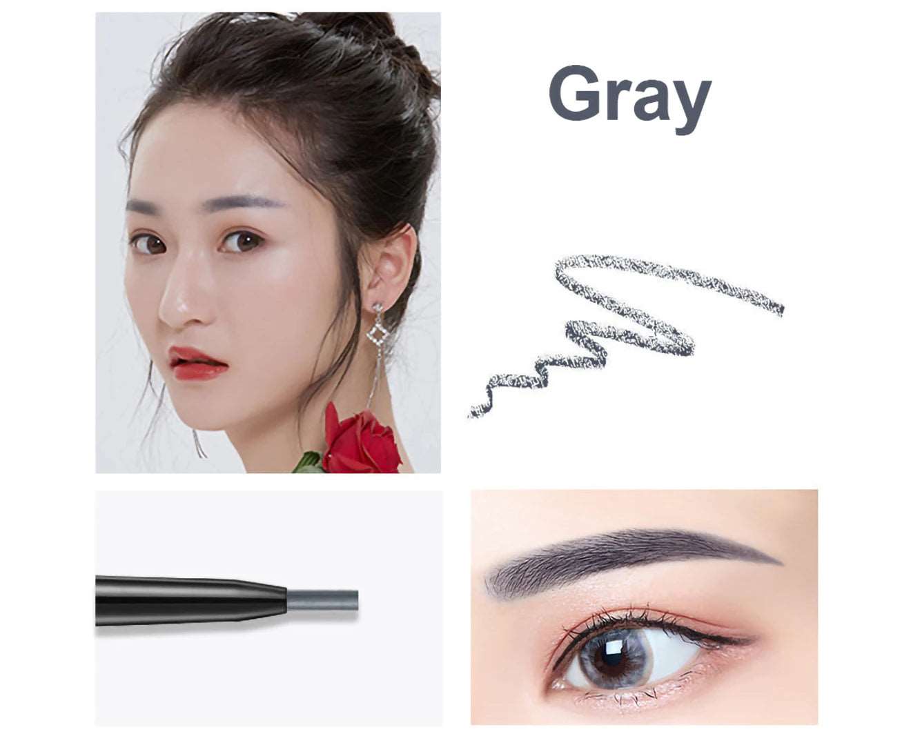 1.5Mm Ultra-Fine Eyebrow Pencil Automatic Rotation Eyebrow Pencil