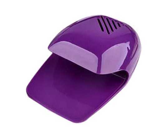 Nail Fan Dryer for Regular Nail Polish, Portable Nail Dryer Nail Art Polish Machine Quick Dry Nail Polish Gel Nail Dryer Blower - Purple