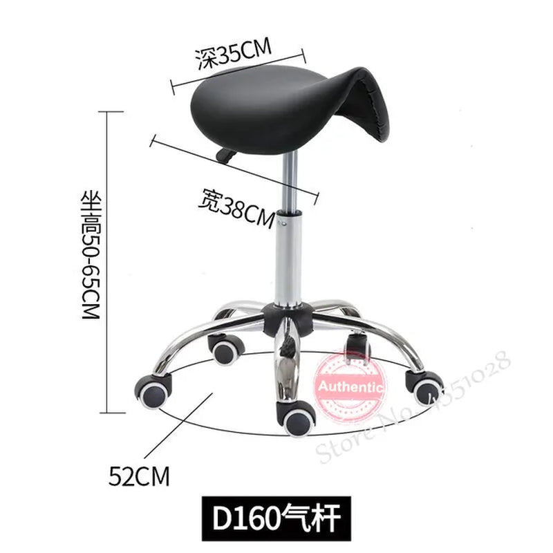 NEW Massage Pedicure Chair Rotatable Height Adjustable Stool Saddle Leather Upholstery Spa Tattoo Beauty Facial Massage Chairs