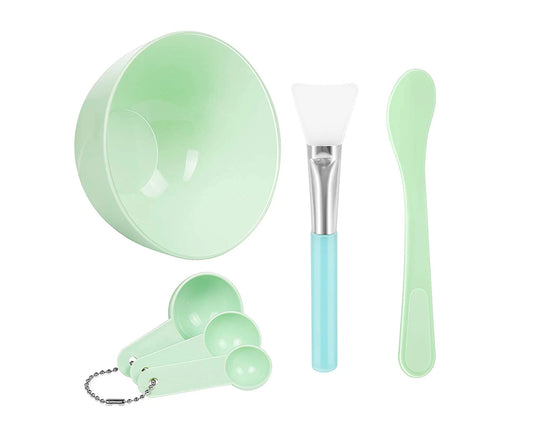 Women Girl Lady Facial Skin Care DIY Mask Make up Mixing Tool Set Kits Include Bowl Stick Brush Gauge Spoon