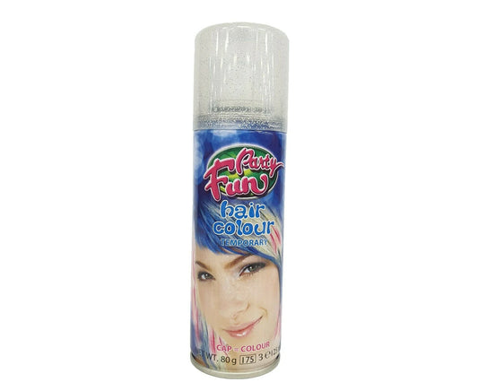 Hair Temporary Instant Color Spray - Glitter Silver