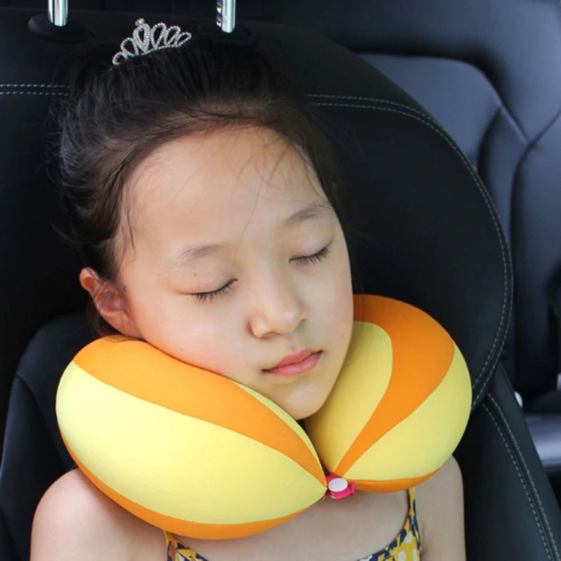 Pillow Kids Newbron Travel Neck Pillow U-Shape for Car Headrest Air Cushion Child Car Seat Head Support Infant Baby