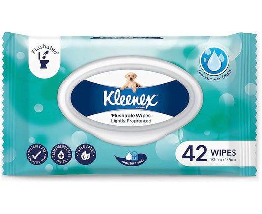 Flushable Fresh Wipes Lightly Fragranced (Pack of 420)