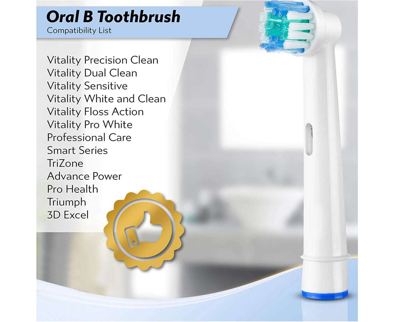 16PCS Precision Clean Oral-B Compatible Tooth Brush Heads Electric Replacement Electric Toothbrush Heads