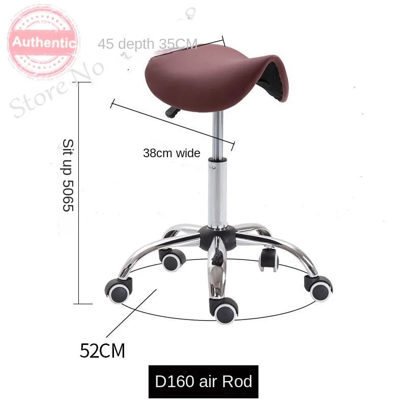 NEW Massage Pedicure Chair Rotatable Height Adjustable Stool Saddle Leather Upholstery Spa Tattoo Beauty Facial Massage Chairs