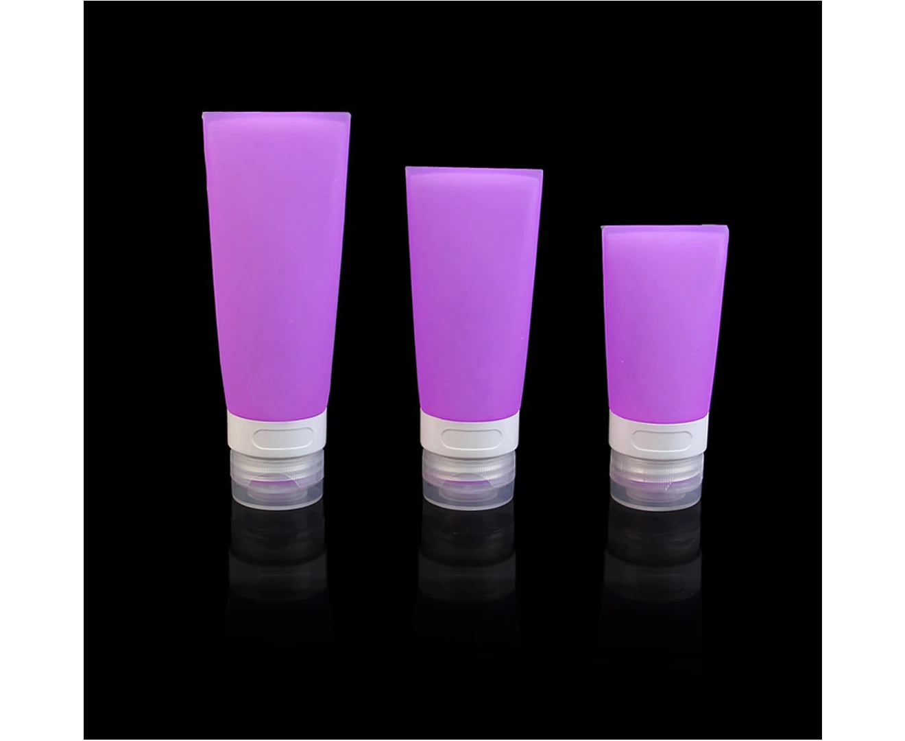 Empty Silicone Travel Bottle Lotion Shampoo Cosmetic Tube Container Portable