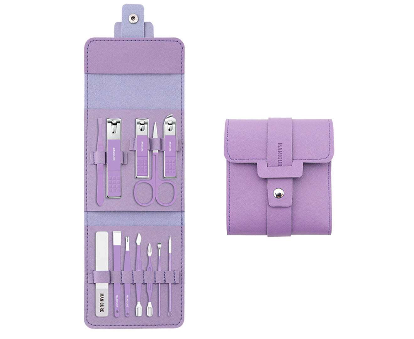 12Pcs/Nail Kit, Nail Clippers, Foot Spa, Foot Scrubber, Pedicure Kit, Foot Bath, Manicure Set