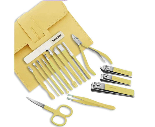 12Pcs/Nail Kit, Nail Clippers, Foot Spa, Foot Scrubber, Pedicure Kit, Foot Bath, Manicure Set