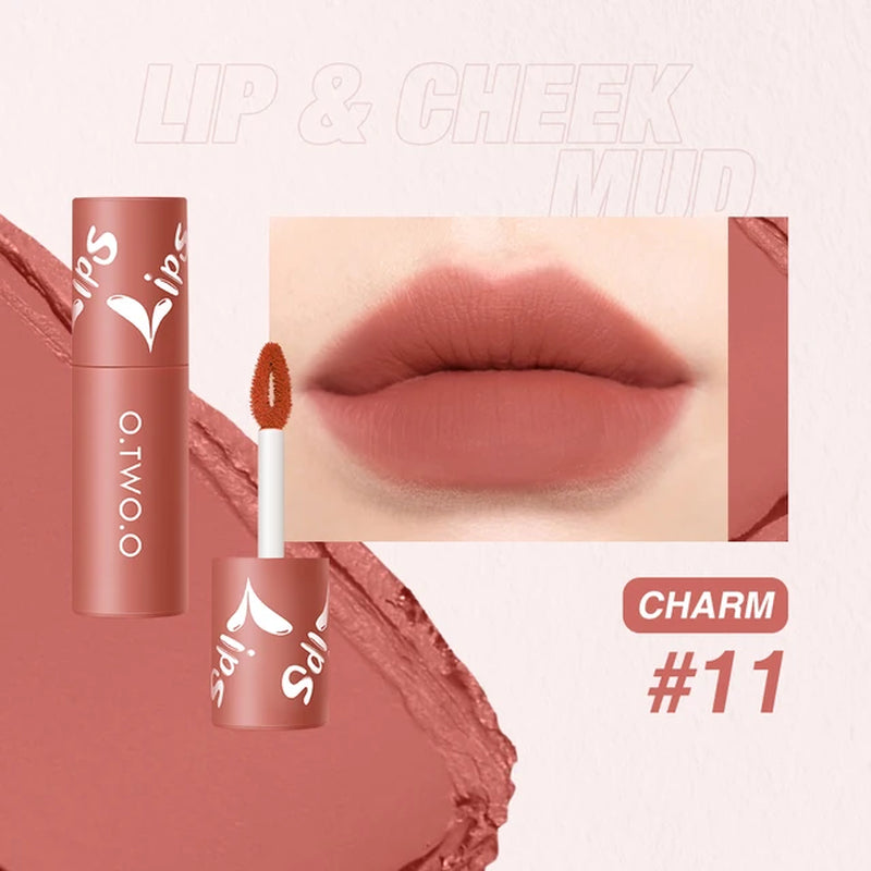 Liquid Lipstick Lip Gloss 12 Colors Waterproof Long Lasting High Pigment Lip Tint Velvet Lip Glaze Matte Lipstick Makeup