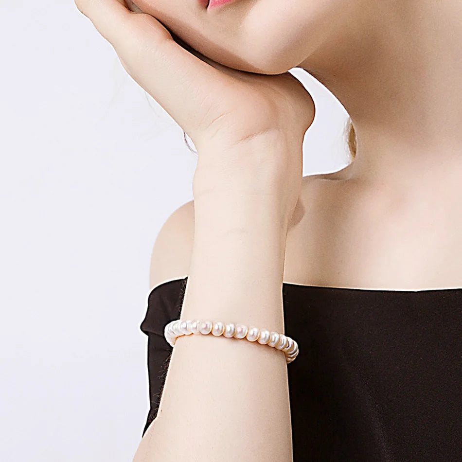 High Quality Natural Freshwater Pearl Bracelets gift For Women Amazing