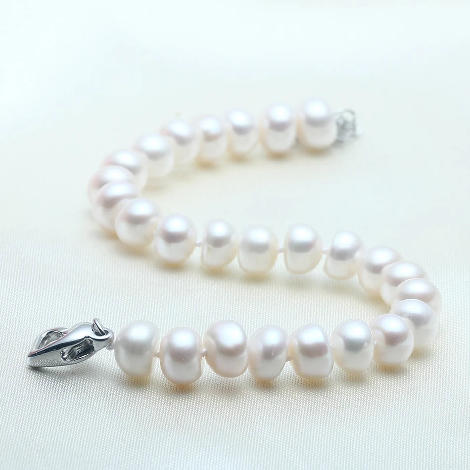 High Quality Natural Freshwater Pearl Bracelets gift For Women Amazing