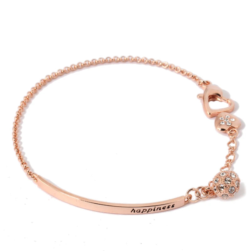 2019 New Year Special Rose Gold Women's Chain Bracelet