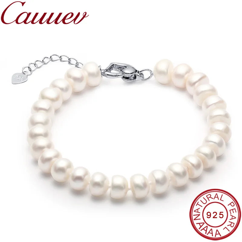 High Quality Natural Freshwater Pearl Bracelets gift For Women Amazing