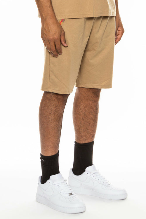 Checkered beige Shorts