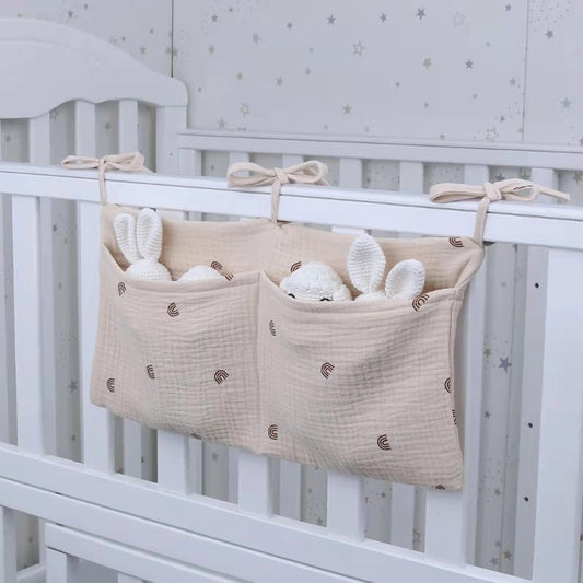 Portable Baby Crib Storage Bag Nappy Organizer Multifunctional Newborn