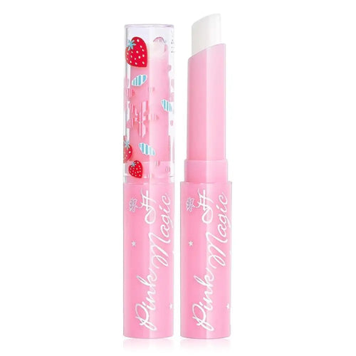 Natural Strawberry Essence Moisturizing Lipstick Temperature Changed