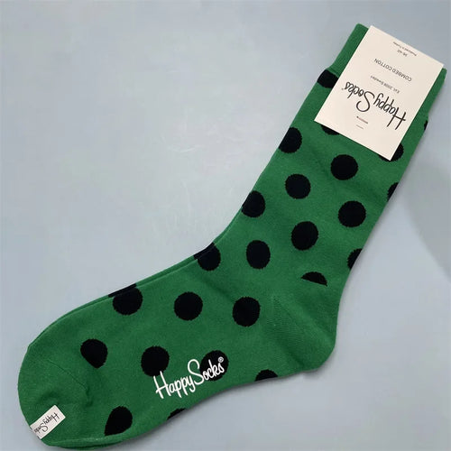 Happy Socks Women Crew Socks Cotton Novelty Gift One Size Fit Most