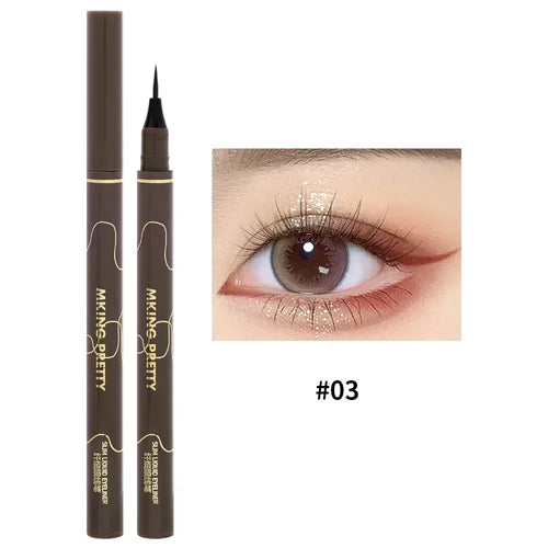 Ultra Thin Black Brown Lower Eyelash Eyeliner Pen Waterproof Lasting