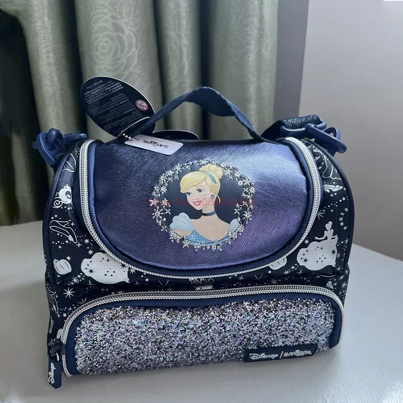 Genuine Australian Smiggle Disney Dark Blue Cinderella Backpack,