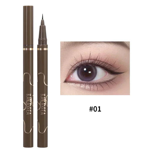 Ultra Thin Black Brown Lower Eyelash Eyeliner Pen Waterproof Lasting