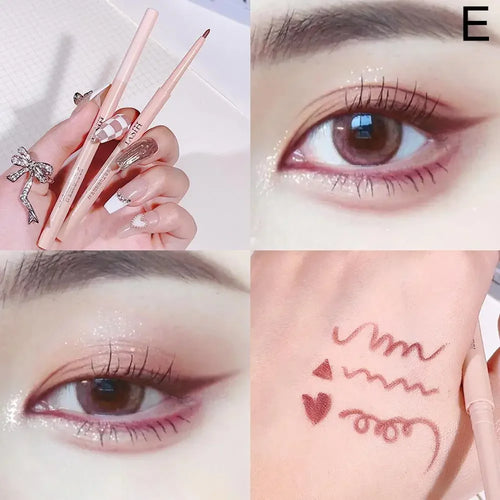 Gel Eyeliner Pen Cosmetics Waterproof Smooth Ultra-slim Eyeliner Gel