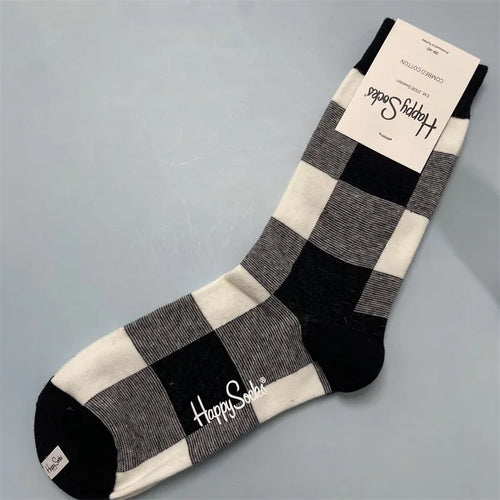 Happy Socks Women Crew Socks Cotton Novelty Gift One Size Fit Most