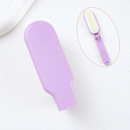 Cute Cartoon Mini Folding Comb Portable Small Comb Ladies Long Hair