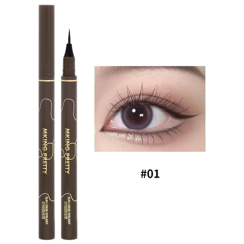 Ultra Thin Black Brown Lower Eyelash Eyeliner Pen Waterproof Lasting