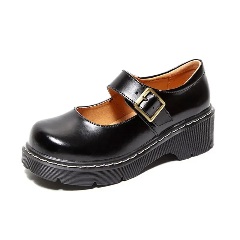 Women Flats British Style Oxford Shoes Women Autumn Soft Leather