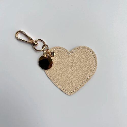 Heart-shaped PU Leather Key Chains for Women Cute Love Keyring