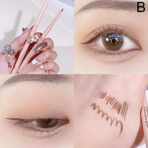 Gel Eyeliner Pen Cosmetics Waterproof Smooth Ultra-slim Eyeliner Gel