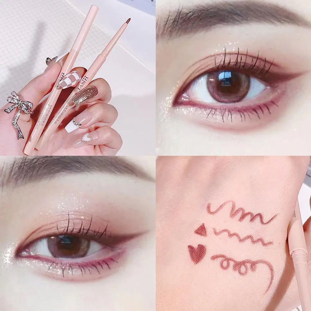 Gel Eyeliner Pen Cosmetics Waterproof Smooth Ultra-slim Eyeliner Gel