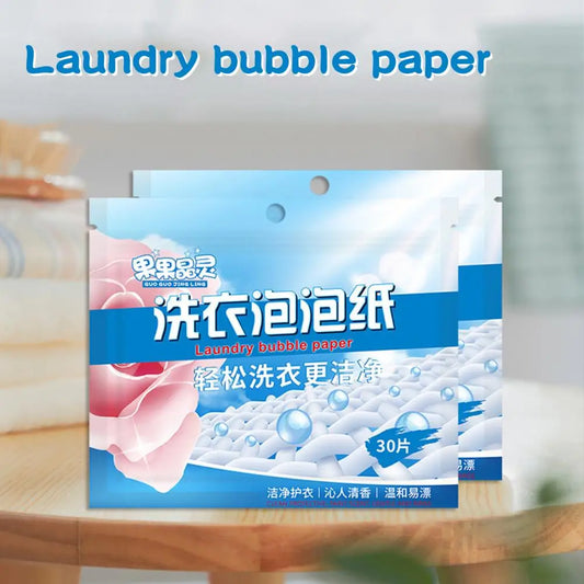 30Pcs Laundry Tablets Cleaning Clothing Laundry Soap Concentrated