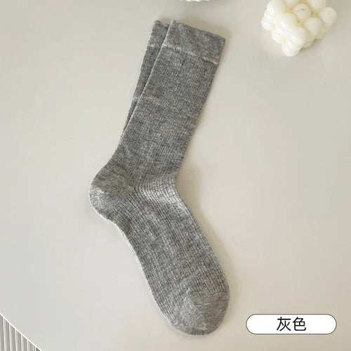 1Pair Women Thin Hollow Out Long Loose Socks JK Lolita Sweet Girls