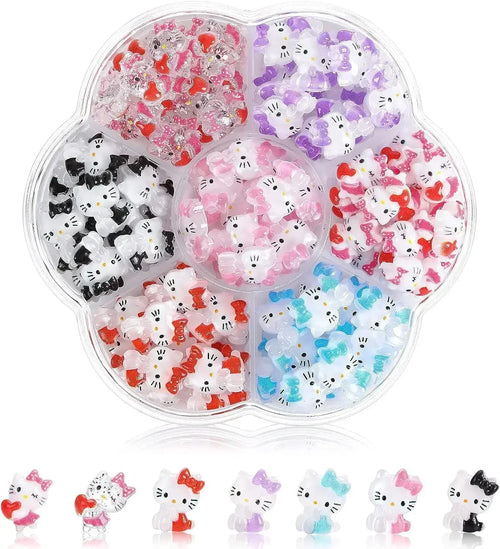 70 Pieces of Sanrio New Nail Rhinestones Hello Kitty Kawaii Cartoon