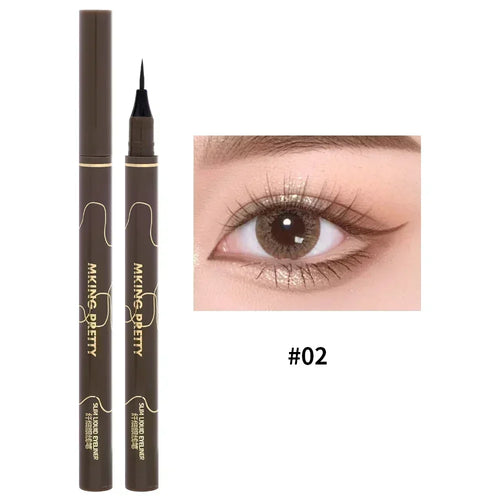 Ultra Thin Black Brown Lower Eyelash Eyeliner Pen Waterproof Lasting