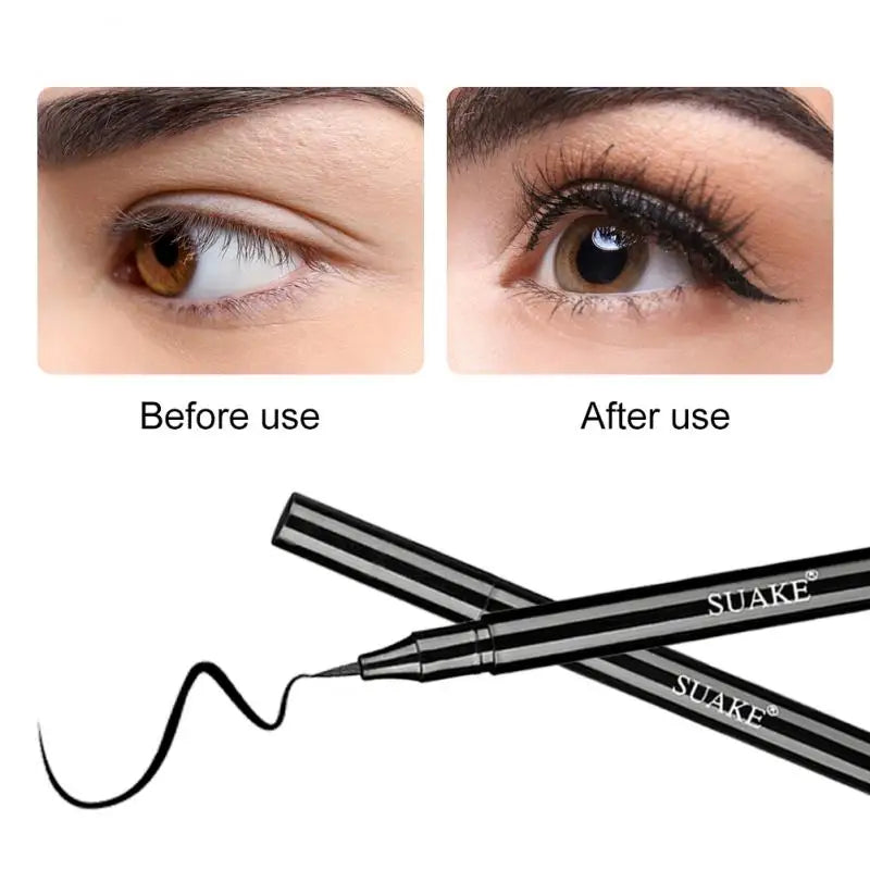 Black Waterproof Quick Eyeliner Liquid Long Lasting Anti-oil Eye Liner