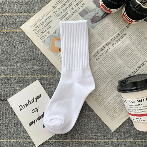 Loose Socks Korean Fashion Japanese Style Women Classic Solid Color