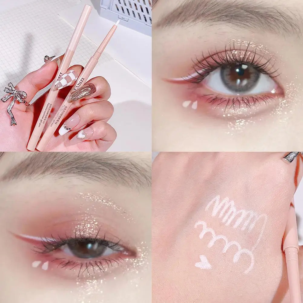 Gel Eyeliner Pen Cosmetics Waterproof Smooth Ultra-slim Eyeliner Gel