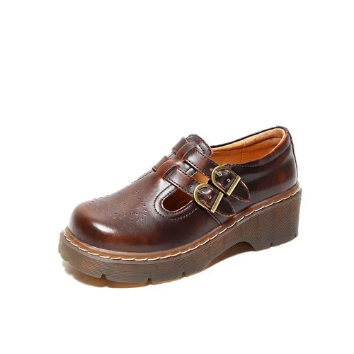 Women Flats British Style Oxford Shoes Women Autumn Soft Leather