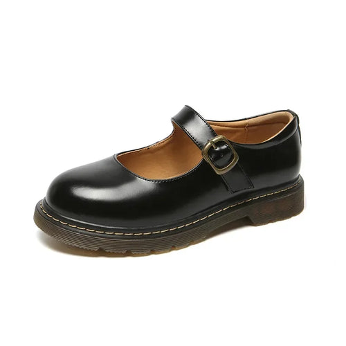 Women Flats British Style Oxford Shoes Women Autumn Soft Leather