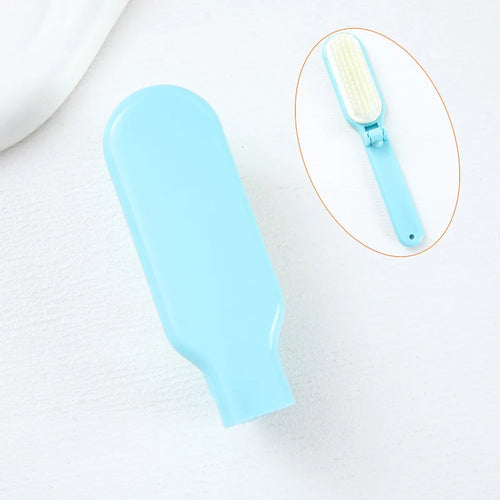 Cute Cartoon Mini Folding Comb Portable Small Comb Ladies Long Hair