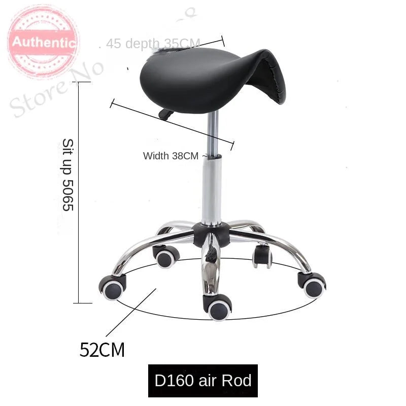 NEW Massage Pedicure Chair Rotatable Height Adjustable Stool Saddle Leather Upholstery Spa Tattoo Beauty Facial Massage Chairs